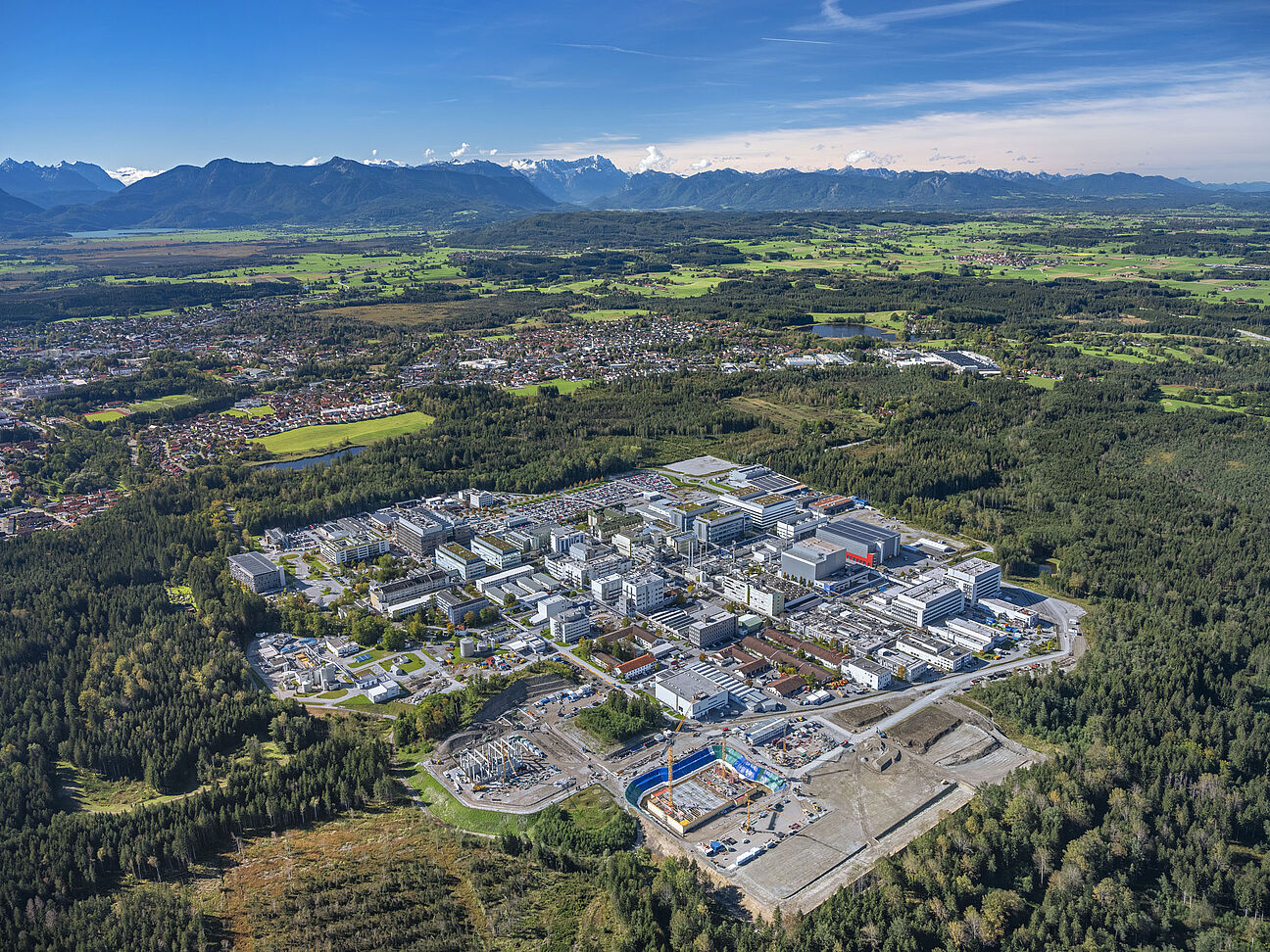 Luftbild - Roche in Penzberg
